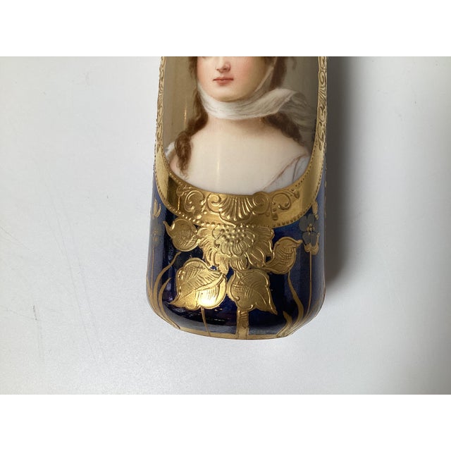 Ceramic Exquisite Royal Vienna Cabinet Vase of Queen Louise, Circa 1900 For Sale - Image 7 of 9