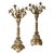 Gold Monumental Carved Wood Candleholders, Set of 2 For Sale - Image 8 of 8