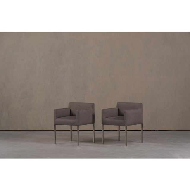 Gray Chairs in Grey Fabric from Ligne Roset, France, 2000s, Set of 2 For Sale - Image 8 of 14