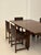 Vintage Wooden and Skai Chairs, 1960s, Set of 6, in Flawless conditions. Designed 1970 to 1979