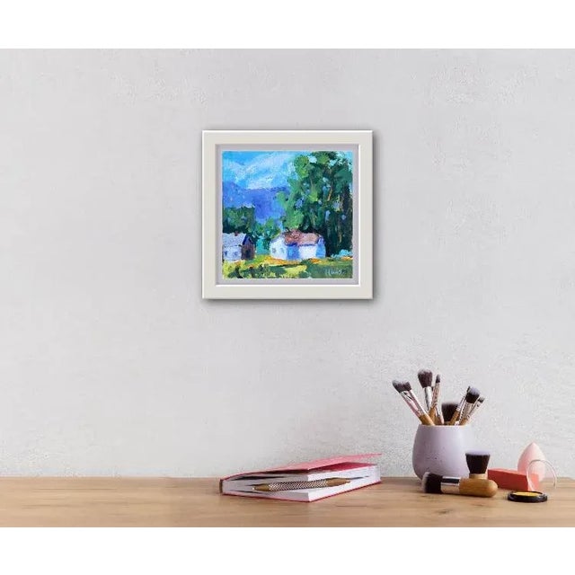 Contemporary Impressionist Oil Painting Landscape For Sale - Image 10 of 12