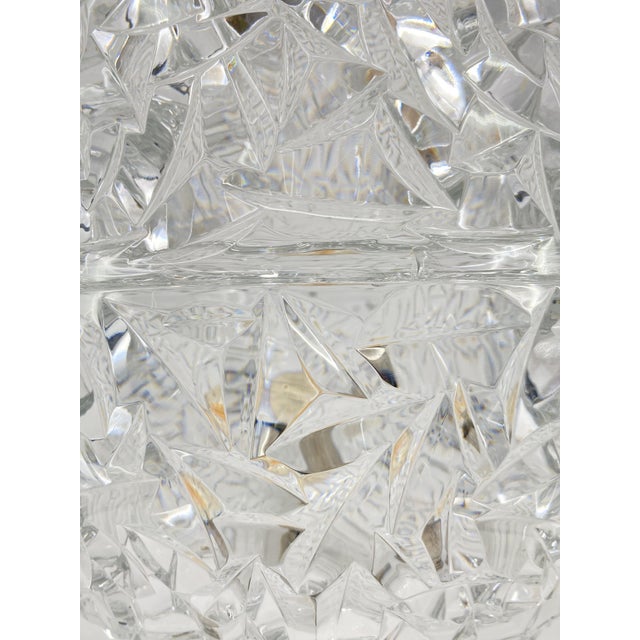 Ball Lamp in Faceted Crystal Glass, 1950s For Sale - Image 12 of 18