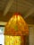 Mid-Century Modern 1970s Mid-Century Modern Floral Textile Chandelier For Sale - Image 3 of 10
