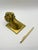 English Vintage Solid Brass Ram Head Wall Mount | Hollywood Regency Animal Bust Decor For Sale - Image 3 of 7