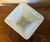 Antique 19th Century Chinese White Peking Glass Square Libation Cup For Sale - Image 11 of 12