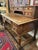 French Provincial French Oak Antique Writing Desk For Sale - Image 3 of 18