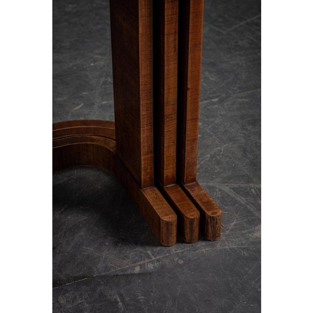 Wood Art Deco Nesting Tables from De Coene, 1930s, Set of 3 For Sale - Image 7 of 18