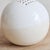 Laboratorio Pesaro Italian White Ceramic Orb Vase by Franco Bucci for Laboratorio Pesaro, 1960s For Sale - Image 4 of 7