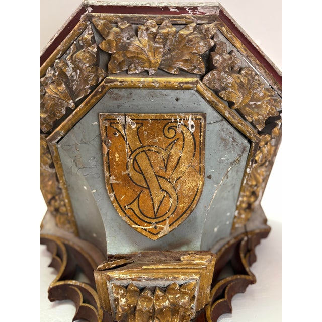 French 19th Century Painted Corbel For Sale - Image 3 of 14