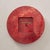 A 1960s Italian serving tray attributed to Aldo Tura, crafted in lacquered crimson goatskin parchment with a sculptural...