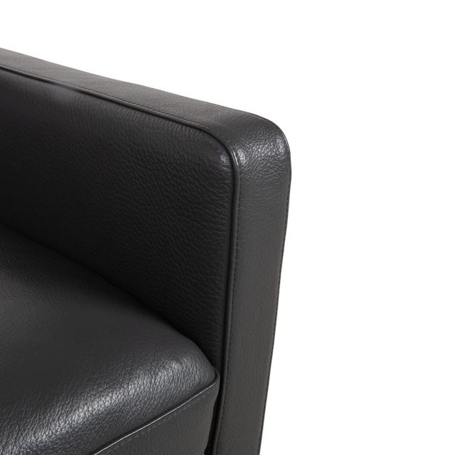 Relevé Armchair in Black Leather from Natuzzi For Sale - Image 4 of 16