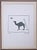 Lillo Bartoloni, Camel and Pyramid, Lithograph, 1970s For Sale