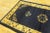 1920s Navy Blue Open Field Medallion Antique Chinese Peking Knotted Rug Carpet For Sale - Image 4 of 12