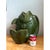 Dark Green Vintage Sculptural Fish Ceramic Floor Vase For Sale - Image 8 of 12