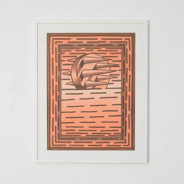 Abstract 69/150 Lithograph by Walter Goossens,1970s For Sale - Image 6 of 6