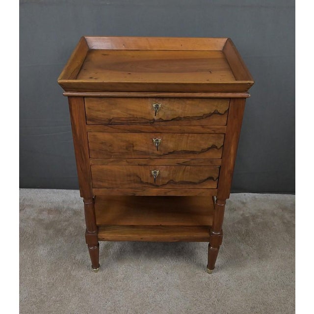 Wood Small Louis-Philippe Walnut Side Table, 19th Century For Sale - Image 7 of 18