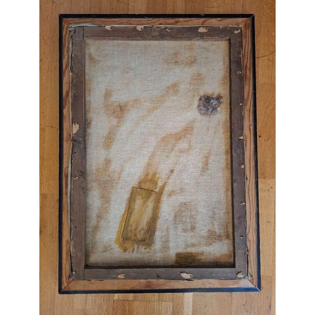 Wood Circle of Anthony Van Dyck, The Crucifixion, 17th Century, Oil on Canvas & Wood For Sale - Image 7 of 10