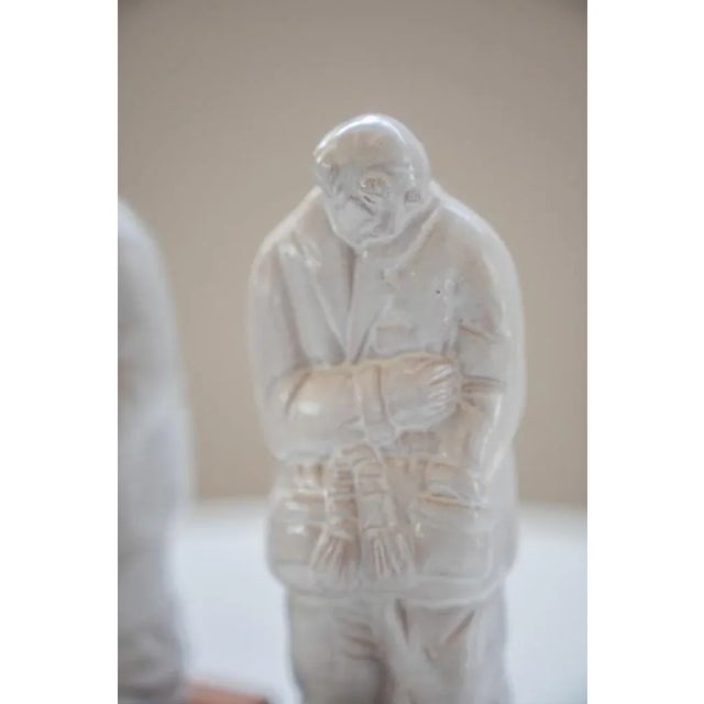 Earthenware Ceramic Figurines by Goffredo Gaeta, 1970, Set of 2 For Sale - Image 9 of 12