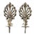 Vintage Art Deco Cast Candle Wall Sconces - a Pair For Sale