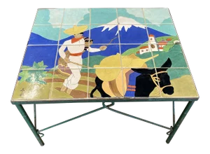 Early California Monumental San Jose Tile Table