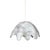1970s Mid-Century Modern Biomorphic White Resin Pendant Lamp For Sale - Image 5 of 12