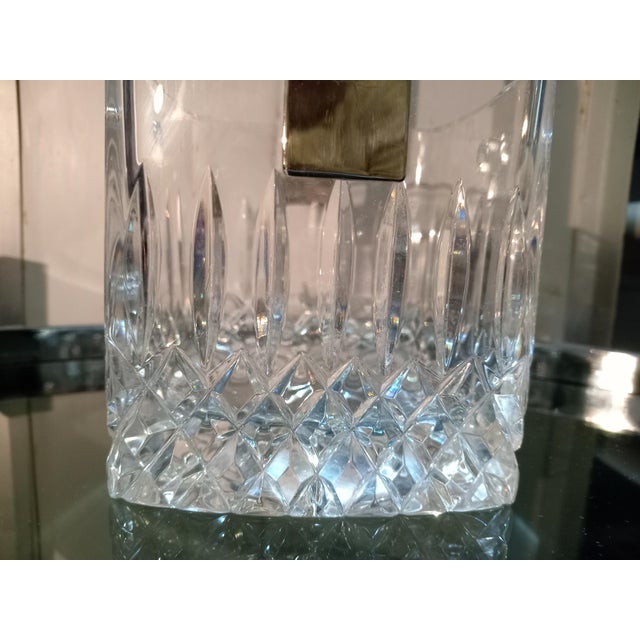 Vintage Crystal Ice Bucket, 1980s For Sale - Image 3 of 6