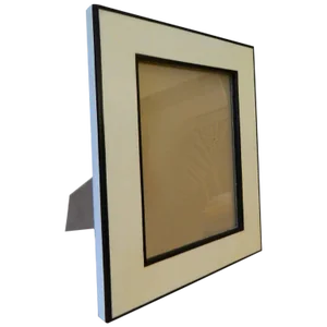 Ebony Wood Inlay Parchment Picture Frame