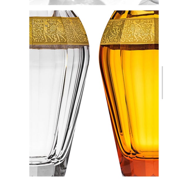 Classical Roman Bohemian Crystal Vase Diva by Moser For Sale - Image 3 of 3