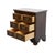 High End Vintage Banded Mahogany Traditional Chippendale Style 30" Nightstand W. Jewelry Storage For Sale In Kansas City - Image 6 of 12