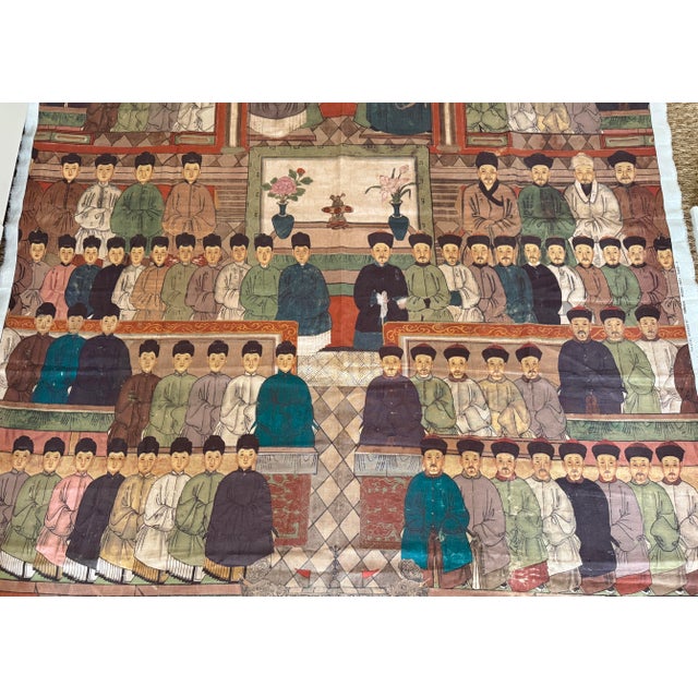 Pierre Frey "La Cite Interdite" Linen- 1.5 Yards For Sale In Miami - Image 6 of 6