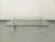 Vintage Coffee Table in Transparent Glass and Cast Aluminum, 1970s For Sale - Image 14 of 17