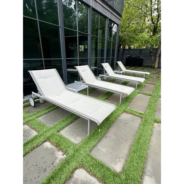 Pair Richard Schultz for Knoll 1966 Chaises Plus Side Table —Two Sets Available For Sale - Image 14 of 14