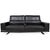 Two-Seater Sofa in Black Leather from Rolf Benz For Sale - Image 12 of 12