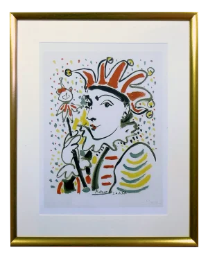 Pablo Picasso, Figure, 1980, Digital Print, Framed