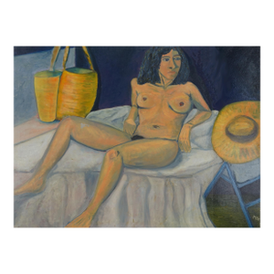 "The Model That Is Not My Wife" Vintage Bay Area Figurative