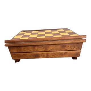 Osvaldo Agresti Late 20th Century Briarwood Chess Set For Sale