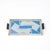 Art Deco Reverse Eglomise Blue & White Geometric Motif in Nickel & Bakelite Tray For Sale - Image 11 of 12