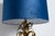 1960s Neoclassical Style Brass Palm Frond Tole Table Lamp - Pair For Sale - Image 15 of 15