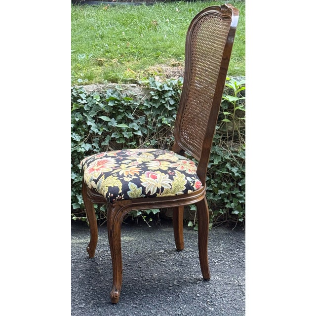 Vintage Century Furniture Cane Back Dining Chairs - A Pair For Sale In New York - Image 6 of 11