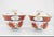 Japanese Imari Porcelain Butterfly & Flower Gold Lidded Tea Bowl Saucer Pair For Sale - Image 4 of 15