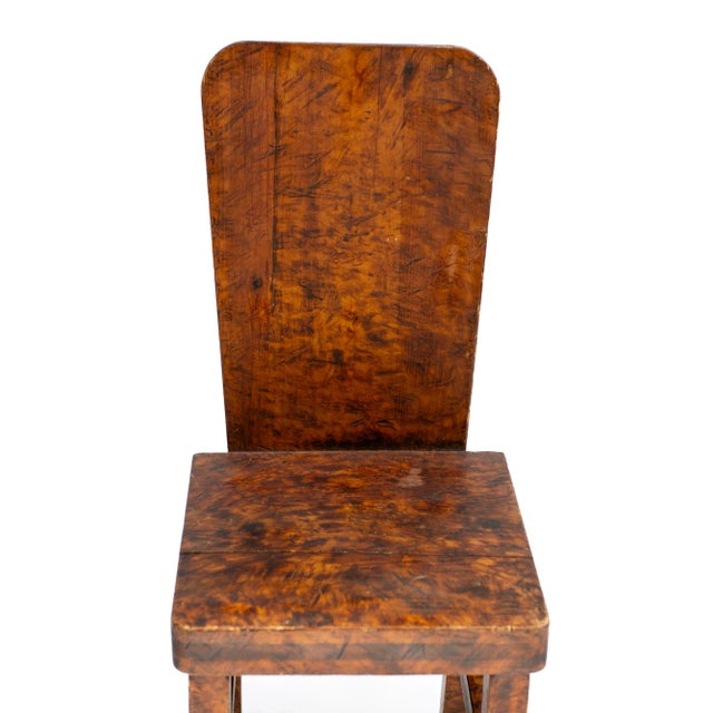 Late 19th Century American Handmade Burled Wood Chair For Sale In Chicago - Image 6 of 9