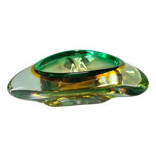 Uranium Murano Glass Centrepiece from Arte Nuova Murano, 1960s For Sale