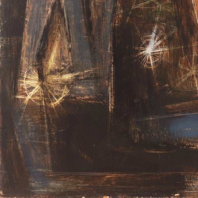 1950s 'Fireflies' by George Laisner, Art Institute of Chicago, San Francisco Art Association, Seattle For Sale - Image 5 of 10