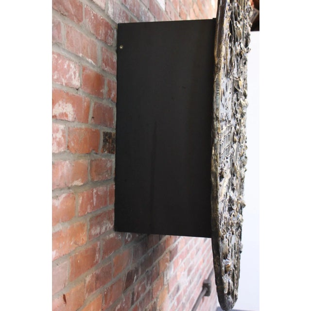Brutalist Wall Mounted "Disc" Bar by Adrian Pearsall for Craft Associates For Sale In New York - Image 6 of 12