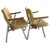 Mid-Century Modern 1960s Donald Deskey Streamline Style Armchairs Royal Metal For Sale - Image 3 of 11