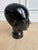 Black Vintage German Modernist Black Glass Mannequin Head, C. 1960s–1970s For Sale - Image 8 of 10
