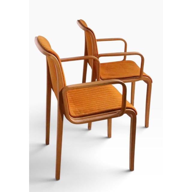 Pr. Bill Stephens for Knoll Arm Chairs C. 1970's For Sale - Image 9 of 16