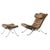 Set of Easy Chair and Ottoman in Leather and Steel from Arne Norell, 1970s For Sale - Image 10 of 10