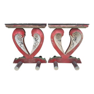 Pair of Art Deco Consoles For Sale