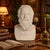 GRAND TOUR Italy, 19th century "Bust: Portrait of Socrates" Carved from a single solid block of white marble Unsigned...